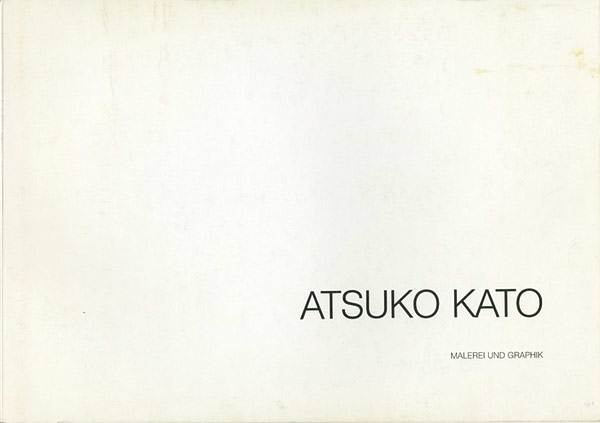 “ATSUKO KATO Katalog-3 1989” 