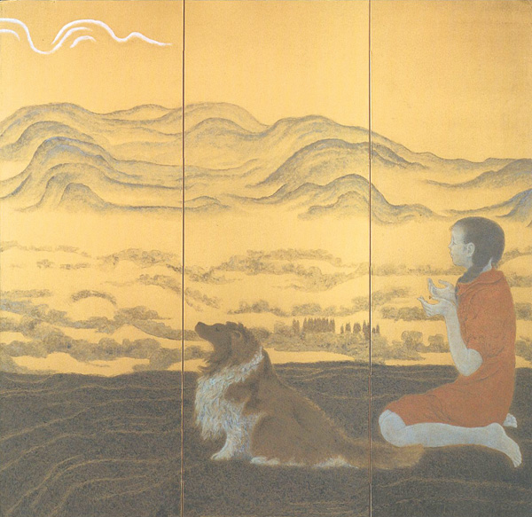 「高山辰雄展 屏風絵の宇宙」