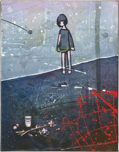 The child of a lake