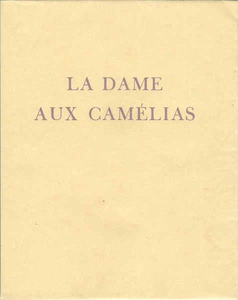 “LA DAME AUX CAMELIAS” ルイ・イカール挿画