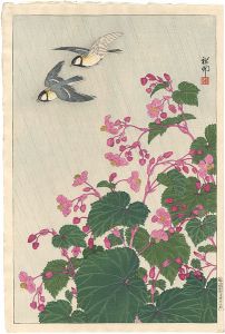 Ohara Koson(Shoson) / Tits over Beponias