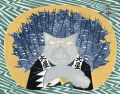 扇面流し 猫の忠臣蔵