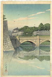 Morning at Nijubashi Bridge 
