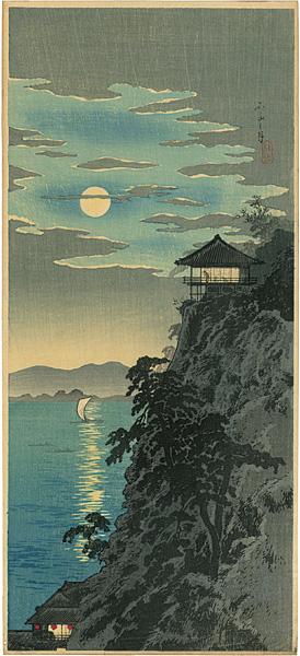 Takahashi Shotei(Hiroaki) “Moon from Ishiyama”