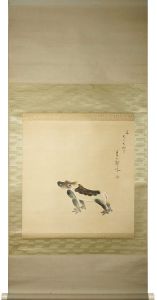 花柳章太郎「自筆画幅　河童（仮題）」