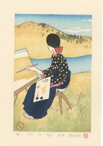 Takehisa Yumeji / Sketching  【Reproduction : Matsunaga Yasuo version】