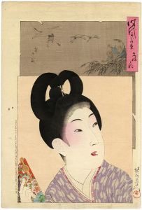 周延「時代かがみ　文政之頃」