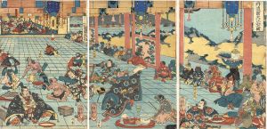 芳艶「丹波国大江山之図」