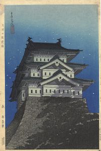 Hirosaki Castle in the Moonlight