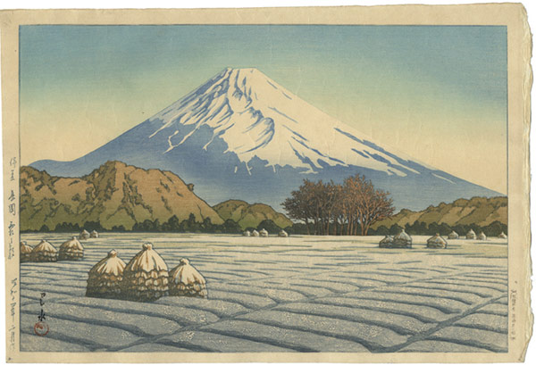 Kawase Hasui “Frosty Morning in Nagaoka, Izu”