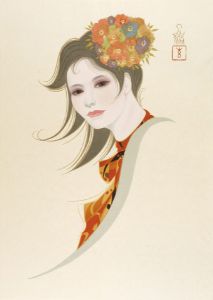 岩田専太郎「春浅く」