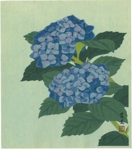 望月定夫「紫陽花」