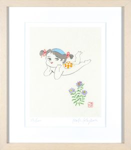 小島功「河童の女の子（仮）」