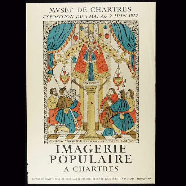 “IMAGERIE POPULAIRE A CHARTRES 展覧会ポスター”