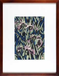 川西英「菖蒲（仮題）」