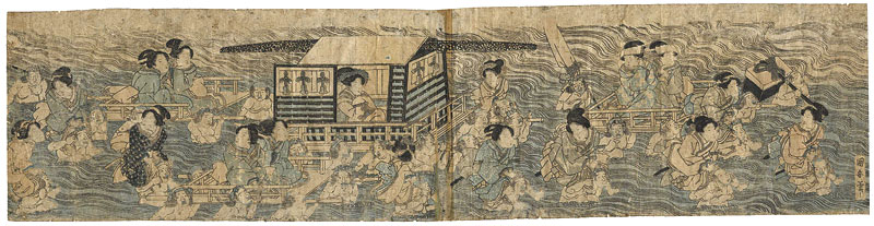 Kuniyasu “Crossing Oi River”