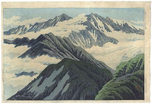 Ito Takashi / Mt. Kashimayari Seen from Mt. Happo, Japan Alps