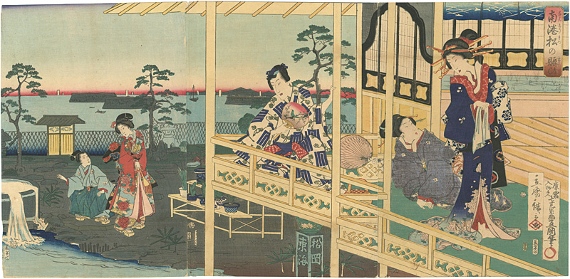 Toyokuni III, Hiroshige II “Genji-e”
