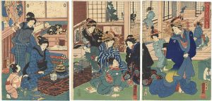 江戸の花源門之夕暮