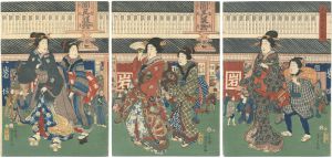 Yoshikazu / Illustration of the Prospering of the Eastern Capital  [東都繁栄之図]