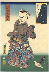 江戸名所百人美女　東本願寺