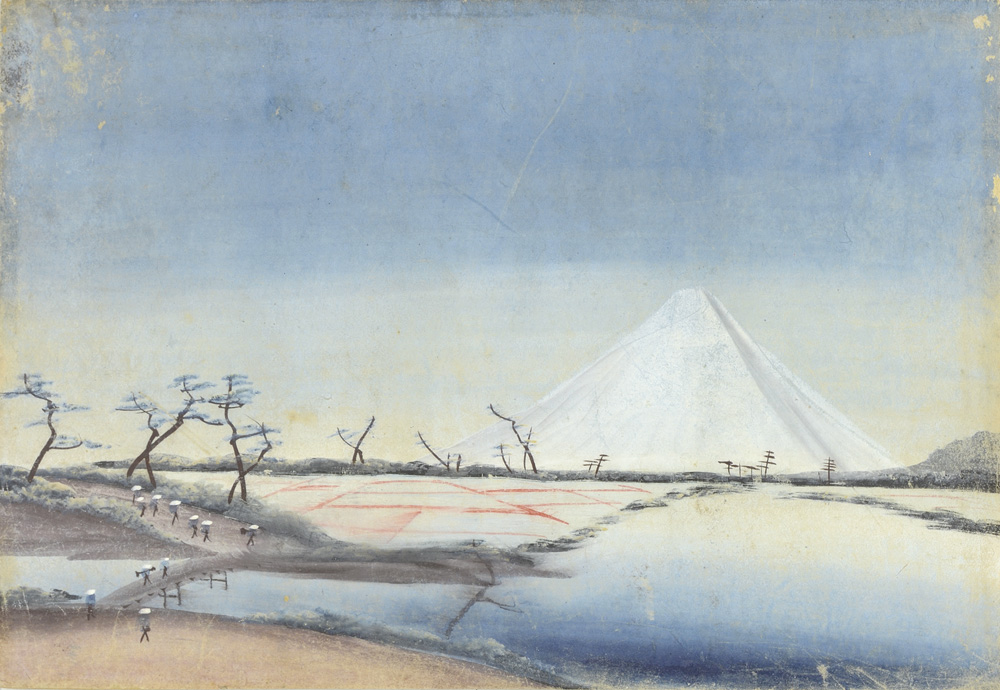 作者不詳「泥絵　風景」