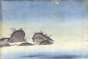 泥絵　海浜奇勝