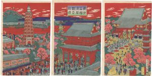 東京名勝浅草観音之図
