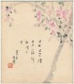 自筆色紙 桜（仮題）