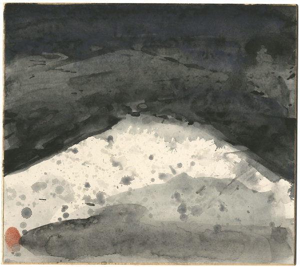 Sonoyama Harumi “自筆色紙 山”