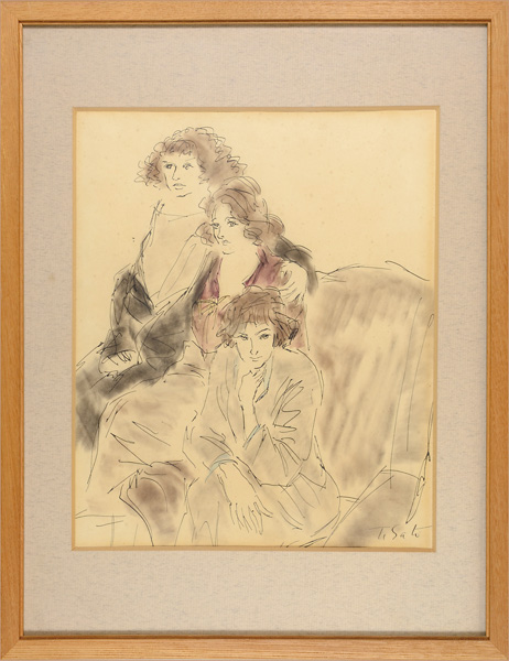 Sato Takezo “Painting : 3 beauties (ｔentative title)”