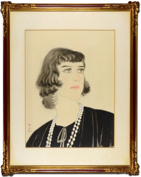 Sato Takezo “Painting : Foreign Lady (ｔentative title)”