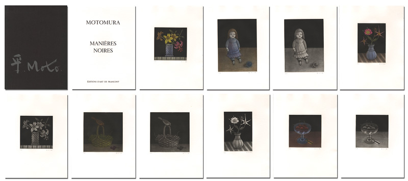 Motomura Taira “銅版画集　MANIERES NOIRES”