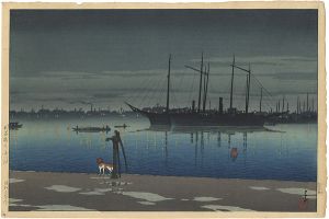 20 Views of Tokyo / Akashi-cho After the Rain