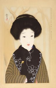 New Ukiyo-e Style Beauties / December, Clear Sky After Snow