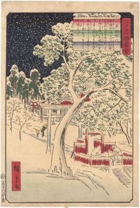 Hiroshige II / Famous Views of Edo / Hikawa, Akasaka [江戸名勝図会　赤坂氷川]