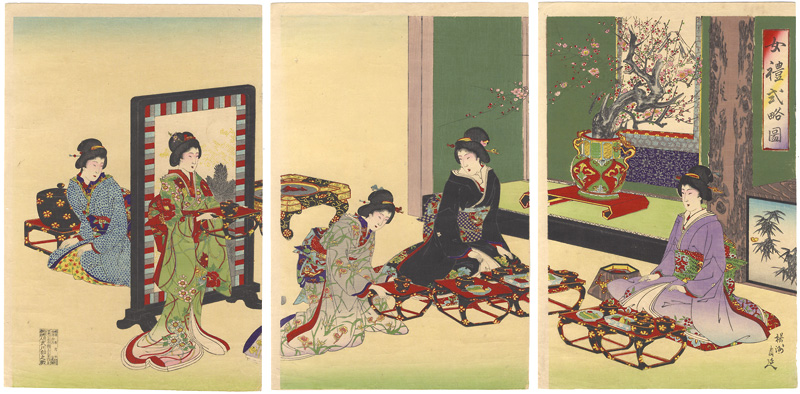 Chikanobu “Manners and the Ceremonies for Women”