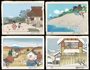 Taniuchi Rokuro / 木版画集　幼な心の四季