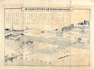 Takagi Sennosuke / The 4th National Industrial Exposition, Kyoto [第四回内国勧業博覧会及平安紀念大極殿之図]