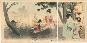 作者不詳「当世風俗通　秋の野」