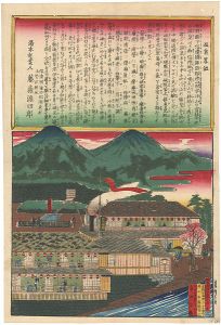 Hiroshige III / 温泉略記　長野県下信濃国諏訪郡北山村字冷山の温泉 [温泉略記　長野県下信濃国諏訪郡北山村字冷山の温泉]