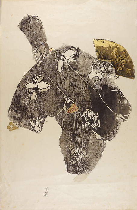 朝賀卍郎「能役者（仮題）」