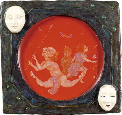 高松潤一郎「自筆画　風」