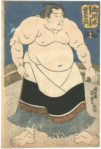 相撲絵　御用木雲右衛門