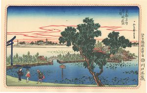 Famous Views of the Eastern Capital / Lotus Pond at Shinobugaoka 【Reproduction】