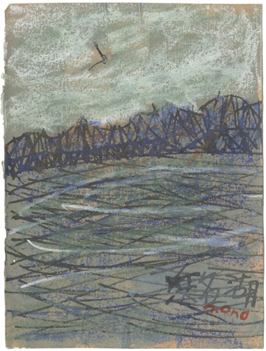 Ono Tadashige “Drawing : Lake Hamana”