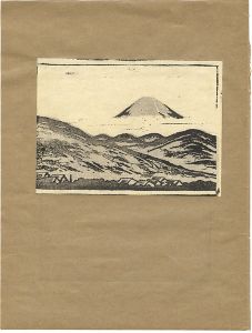 Yomogida Heiemon / Distant View of Fuji