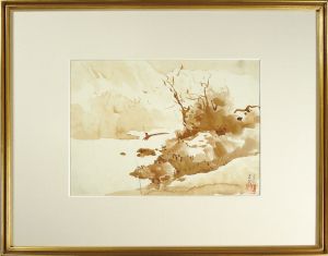 古賀春江「渓流」