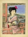 A Beautiful Lady at Shinobazu ......