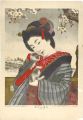 Beauty Woman Komachi Holding a......